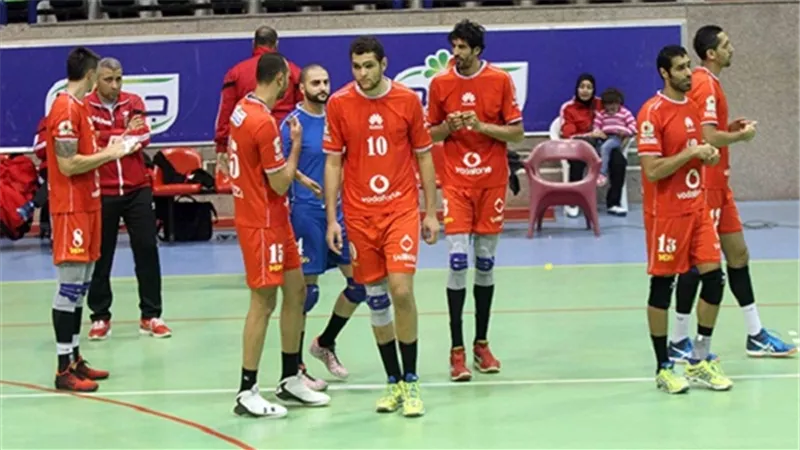 رجال طائرة الأهلي يواجه طنطا بالدوري