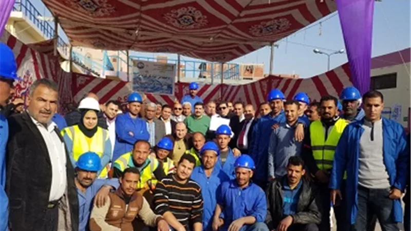 محطة مياه الحسينية المرشحة تحصل على شهادة الإدارة الفنية المستدامة T.S.M
