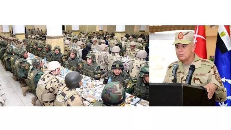 بالصور...رئيس أركان حرب القوات المسلحة يتفقد عدد من الأكمنة والإرتكازات الأمنية بشمال سيناء