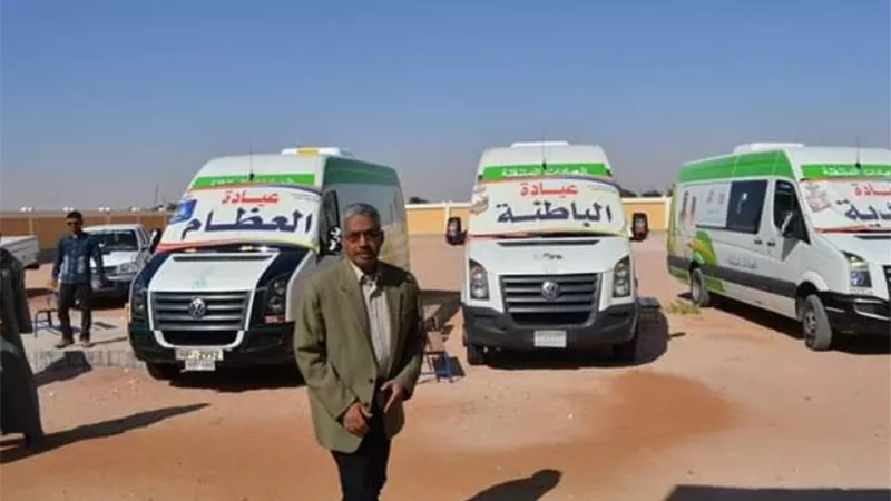 مركز باريس يبدأ حملة نظافة وتشجير فى مبادرة للتنمية والتعمير بالوادى الجديد