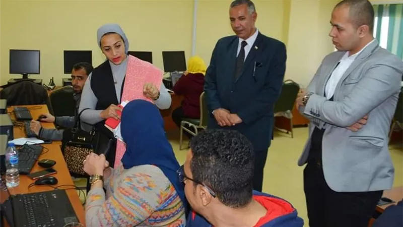نائب محافظ جنوب سيناء تتفقد الدورات التدريبية بشرم والطور