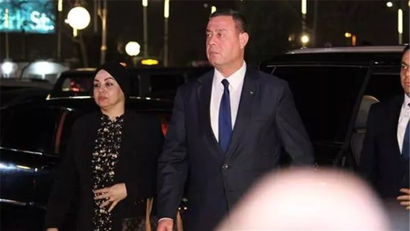السفير الفلسطيني فى عزاء نادية لطفى