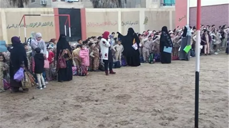 انتظام العملية التعليمية في 225 مدرسة بكفر الشيخ