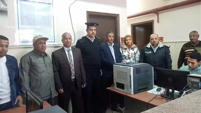 بدء تشغيل السجل المدني لمركز بلاط بمحافظة الوادى الجديد