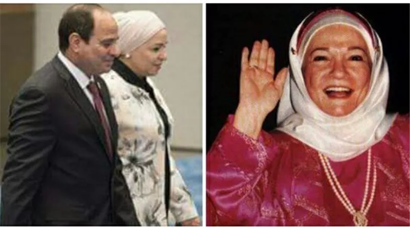 قصة زيارة الرئيس للفنانة شادية في آخر أيام حياتها