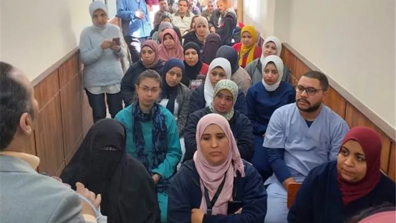 مستشفيات جامعة حلوان و بدر الجامعى ترفع حالة الاستعداد لفيروس كورونا.. بالصور
