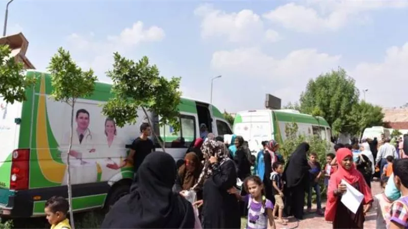قوافل طبية متعددة التخصصات بالمنوفية خلال فبراير الجارى بالمجان