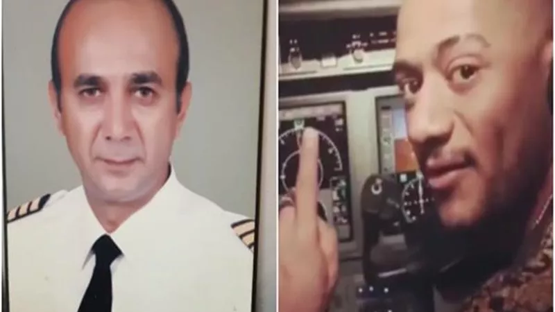 الطيار الموقوف مدي الحياة: فيديو محمد رمضان مفبرك وقيادته للطائرة ..