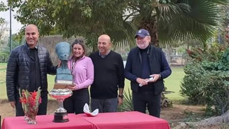 دينا ابو العلا بطلة الجمهورية لسيدات الجولف