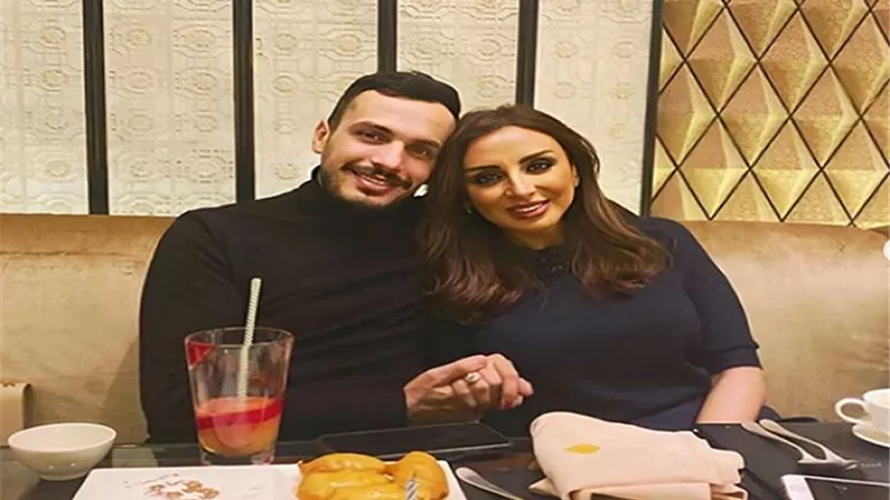 أنغام تحتفل بعيد ميلاد زوجها أحمد إبراهيم بحضور الشرنوبى وخطيبته.. صور