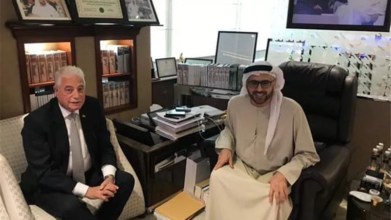 محافظ جنوب سيناء يلتقي بمدير مركز الدراسات السياسية والاستراتيجية بالامارات
