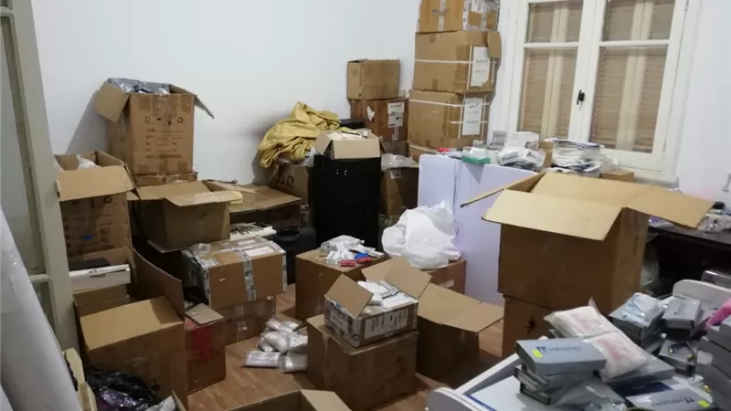 مباحث تموين العاصمة تضبط مستلزمات طبية مجهولة المصدر