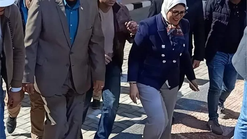 وزيرة الصحة في زيارة لجنوب سيناء لمتابعة تطبيق التأمين الصحي الشامل