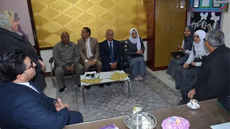 وكيل تعليم جنوب سيناء يستقبل مسؤول المشاركة المجتمعية بديوان عام الوزارة