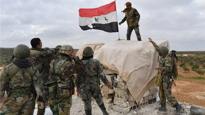 بيان للجيش السورى يعلن فيه مواصلة الرد على هجمات الاعتداء التركى