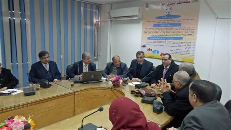 زيارة محاكاة لطب بيطرى بنها استعدادا لتجديد الإعتماد الاكاديمى