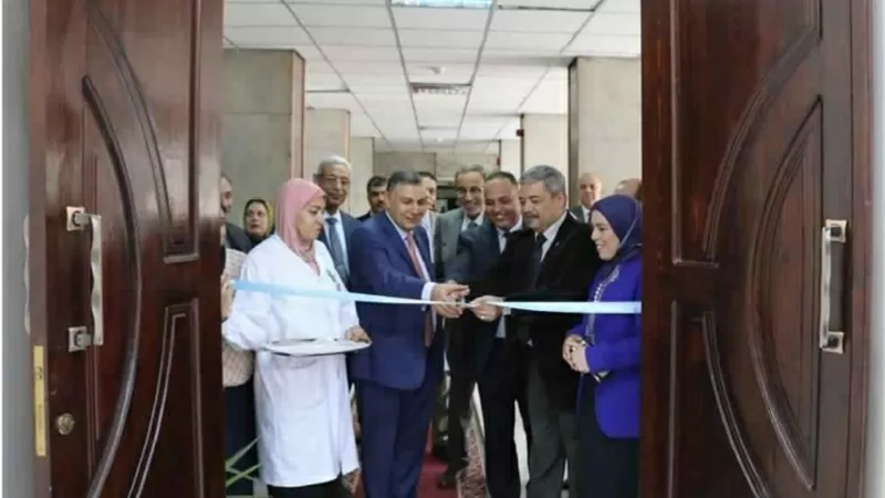 افتتاح وحدة المعلومات المركزية بمعهد تيودور بلهارس للأبحاث