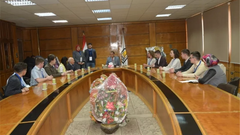 جامعة أسيوط تستقبل الوفد الروسي الثاني من طلاب جامعة موسكو