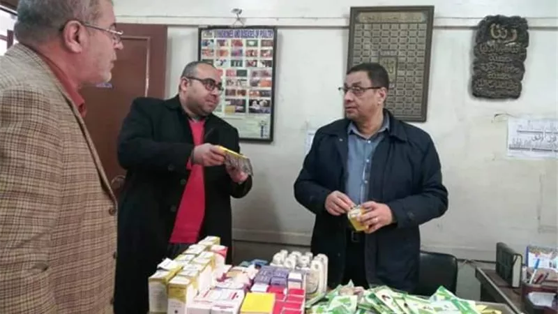 ضبط 300 عبوة دواء بيطري مخالف في حملة تفتيشية بمركز الحسينية