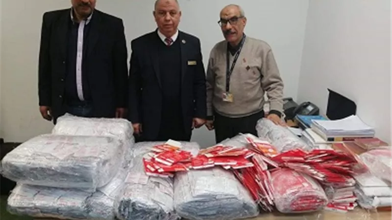 جمارك مطار برج العرب تحبط محاولة تهريب 40 الف قرص مخدر