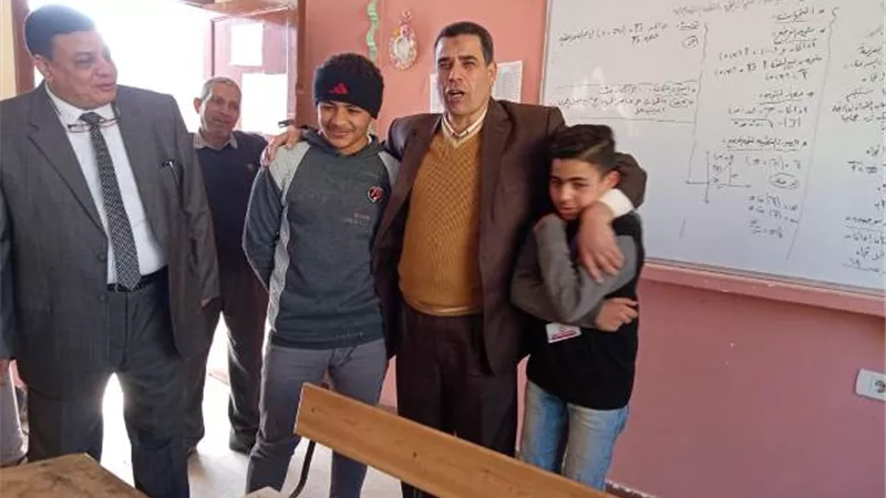 مدير تعليم قها يشيد بمستوي طلاب مدرسة ترسا الثانوية