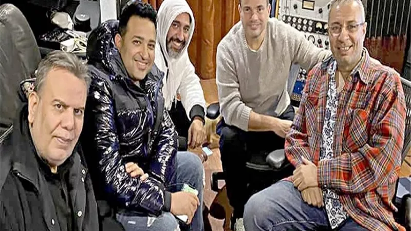 كواليس طرح عمرو دياب 