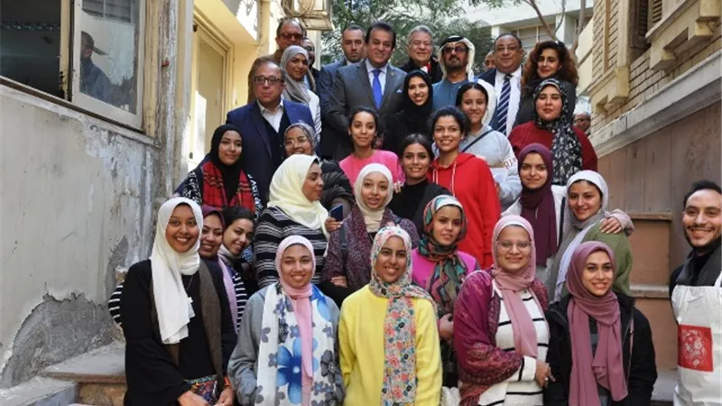 قيادات التعليم المصرى والإماراتى فى زيارة لجامعة حلوان.. بالصور