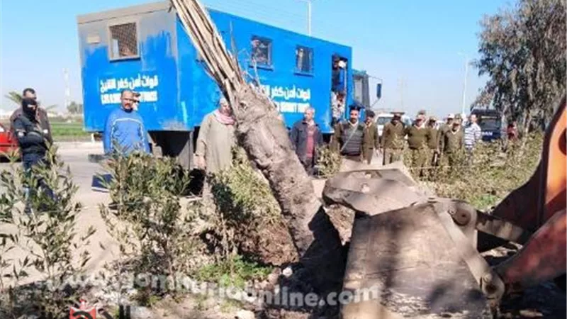 محافظ كفر الشيخ يتابع تنفيذ الموجة الـ ١٥ لاسترداد أملاك الدولة