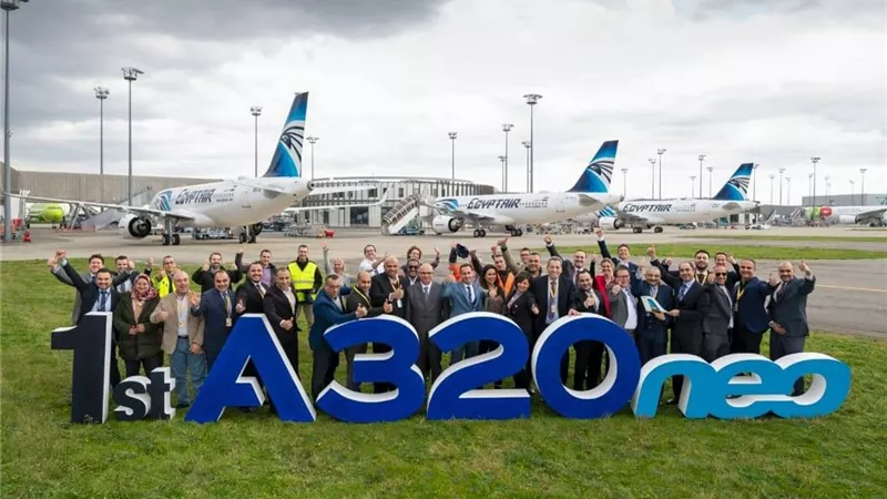 إيرباص تحتفل بتسليم مصر للطيران أول طائرة من طراز A320 Neo