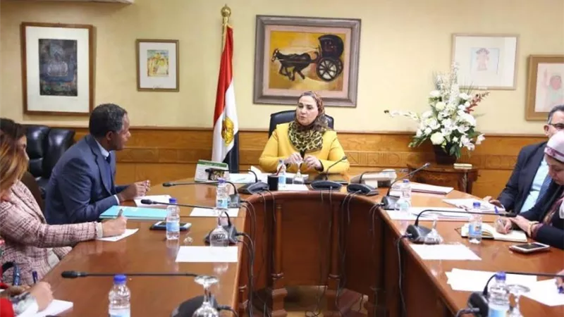 القباج تبحث تعزيز التعاون مع برنامج الاغذية العالمى