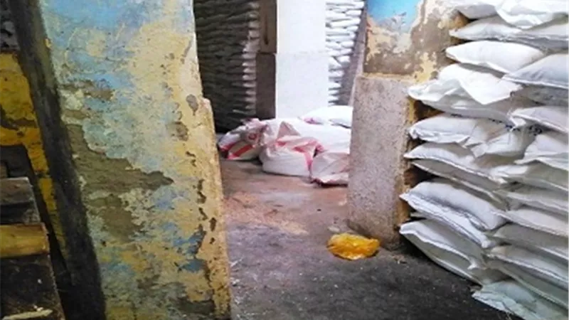 ضبط 7 طن دقيق مدعم قبل بيعه في السوق السوداء