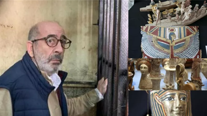 السجن المشدد لفنان مصرى شهير بتهمة تهريب اثار مصرية