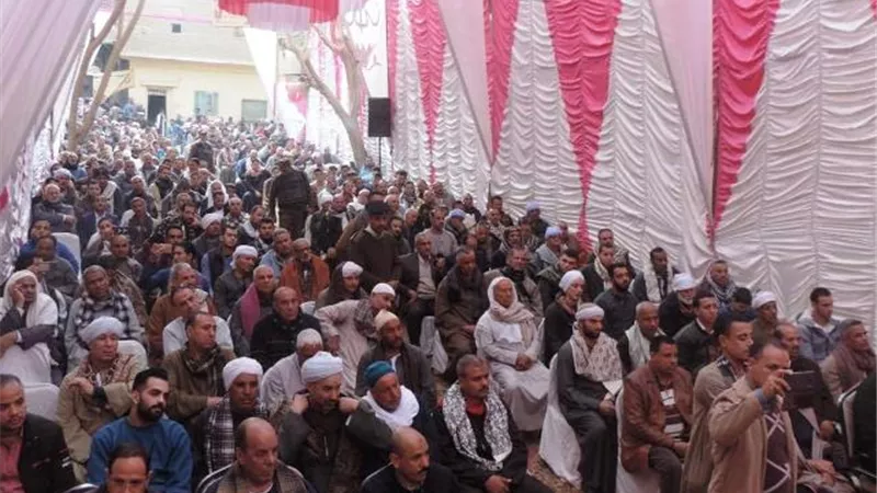 مستقبل وطن اسيوط يشارك فى صلح عائلتى نعمان وشريت..بالصور