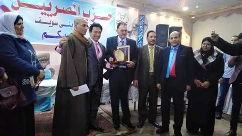 الانتماء لدى الشباب ندوة بحزب المصريين ببنى سويف..بالصور