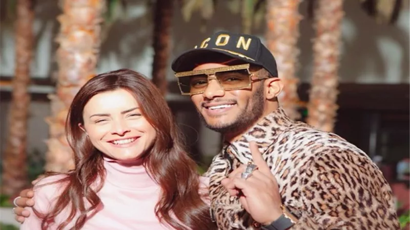 شاهد.. محمد رمضان برفقة نور من كواليس 