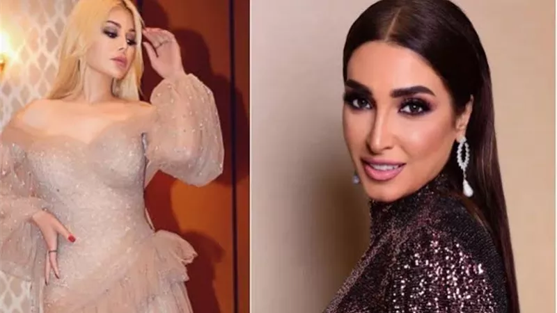 صراع بين هيفاء وهبى وروجينا بسبب الخيانة الزوجية