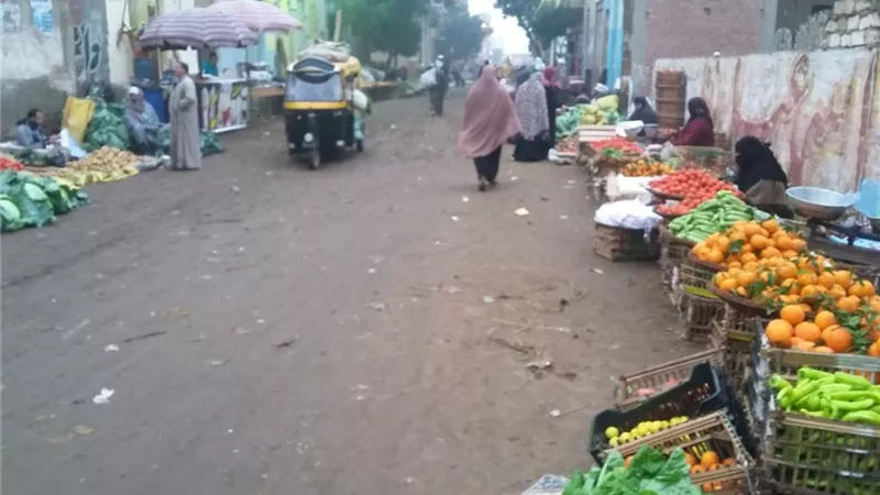 نقل السوق العشوائي بهربيط ..وحملة مكبرة لإزالة الاشغالات