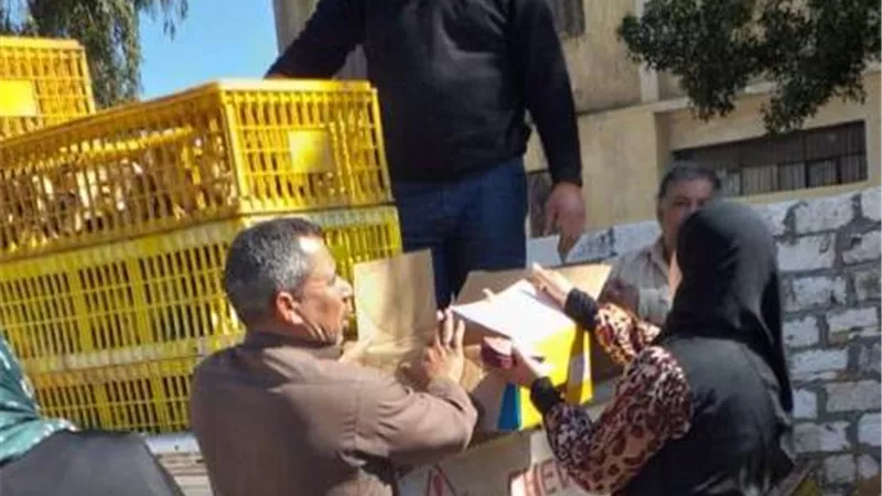 قرية بحراوية منتجة توزيع 1700 بطة لعدد 85 مستفيد بمركزي أبو المطامير