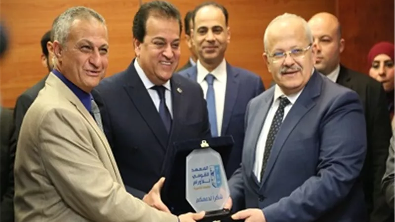 الخشت: ماراثون زايد الخيرى يتبرع بـ 5 ملايين جنيه للمعهد القومي للأورام