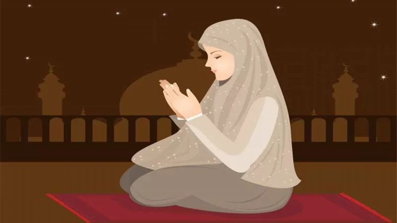ما حكم صلاة المرأة ببنطلون واسع فى بيتها ؟