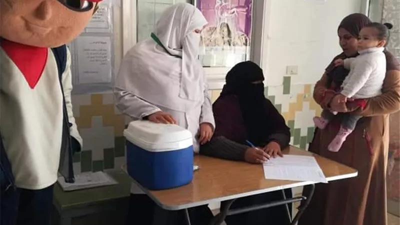 فى أول أيام حملة التطعيم ضد شلل الأطفال..الإدارة الصحية بالعاشر تبدأ بشكل مختلف