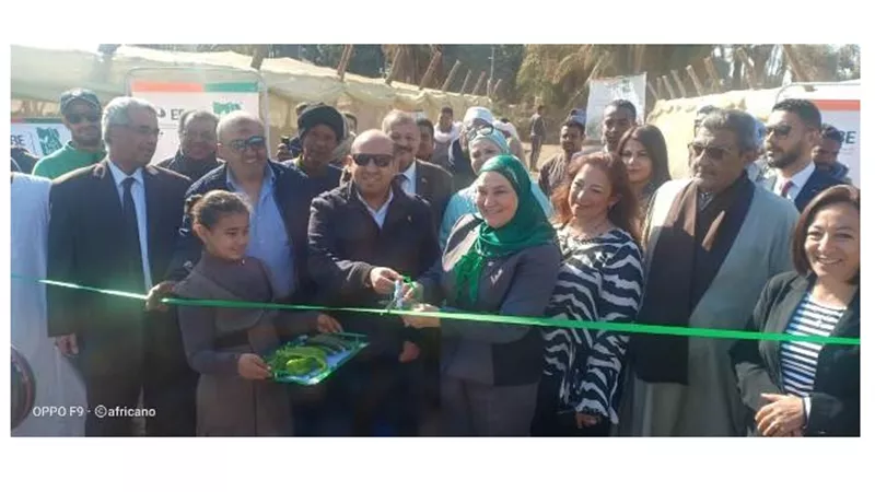 البنك المصري لتنمية الصادرات ومؤسسة مصر الخير يفتتحان 26 صوبة زراعية