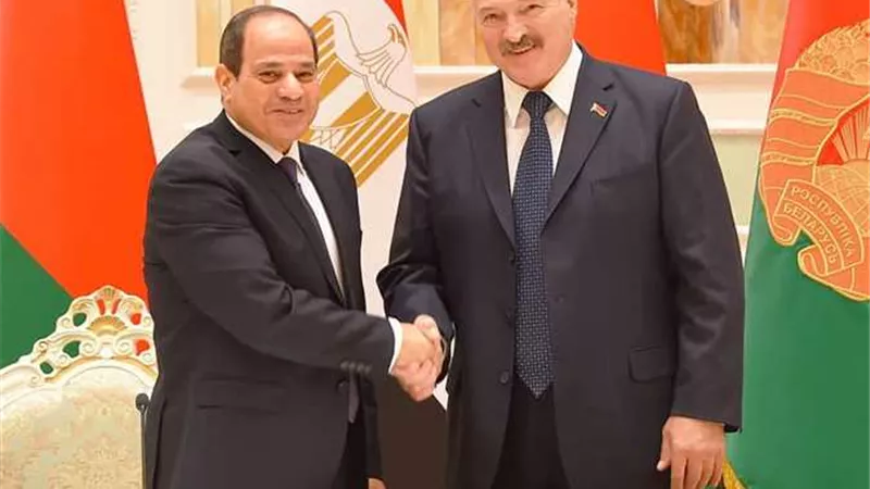 بدء المباحثات بين الرئيس السيسى ونظيره البيلاروسى