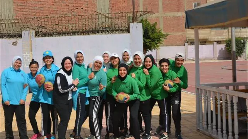 إنطلاق المهرجان الرياضي الأول لفتيات جامعة الزقازيق صور
