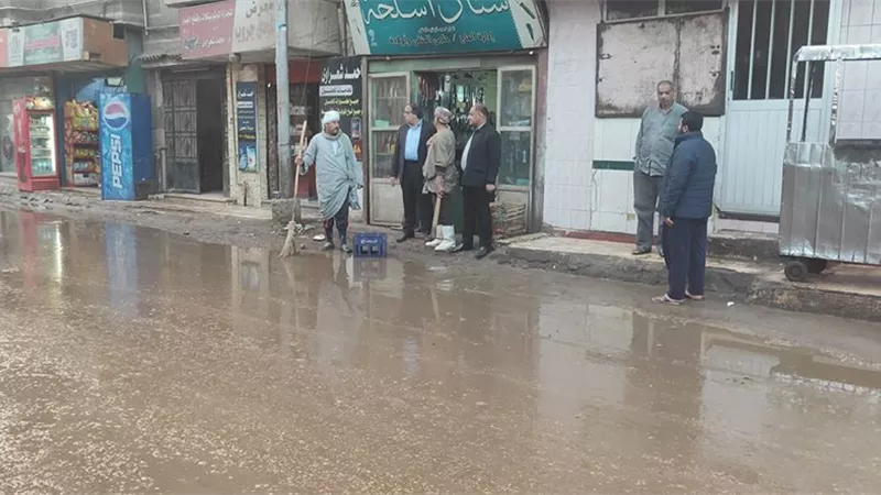 امطار ثلجية فى المنوفية .. رؤساء المدن فى الشارع والمحافظة ترفع درجة الاستعداد