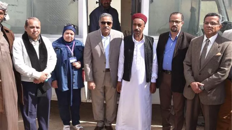 شعيب في زيارة ميدانية ثلاثة أيام لواحة سيوة