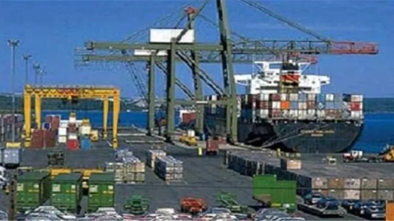 تداول 464 شاحنة و43 سيارة بموانئ البحر الاحمر