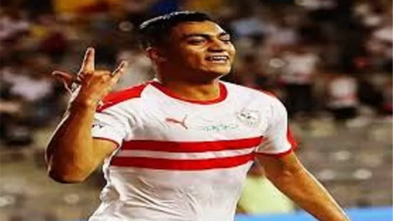 مصطفى محمد يحتفل بلقب السوبر بقناع 