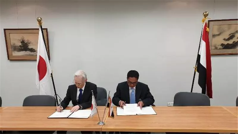 قطار المنح اليابانية ينطلق من القاهره إلى الاقصر