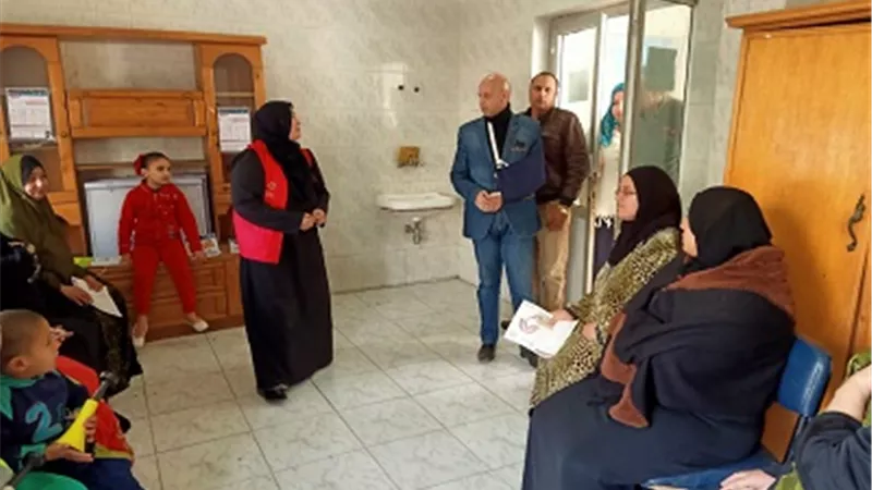 وكيل وزارة الصحة بالشرقية يتابع المبادرة الرئاسية لصحة المرأة بأولاد صقر